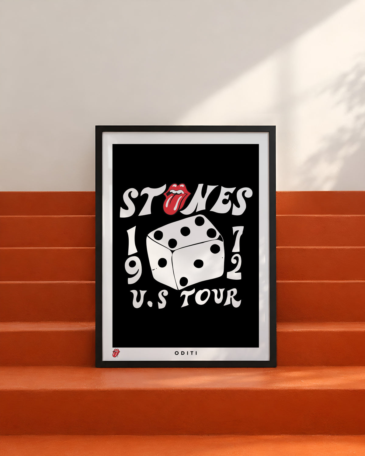 US Tour '72 — The Rolling Stones Art Print