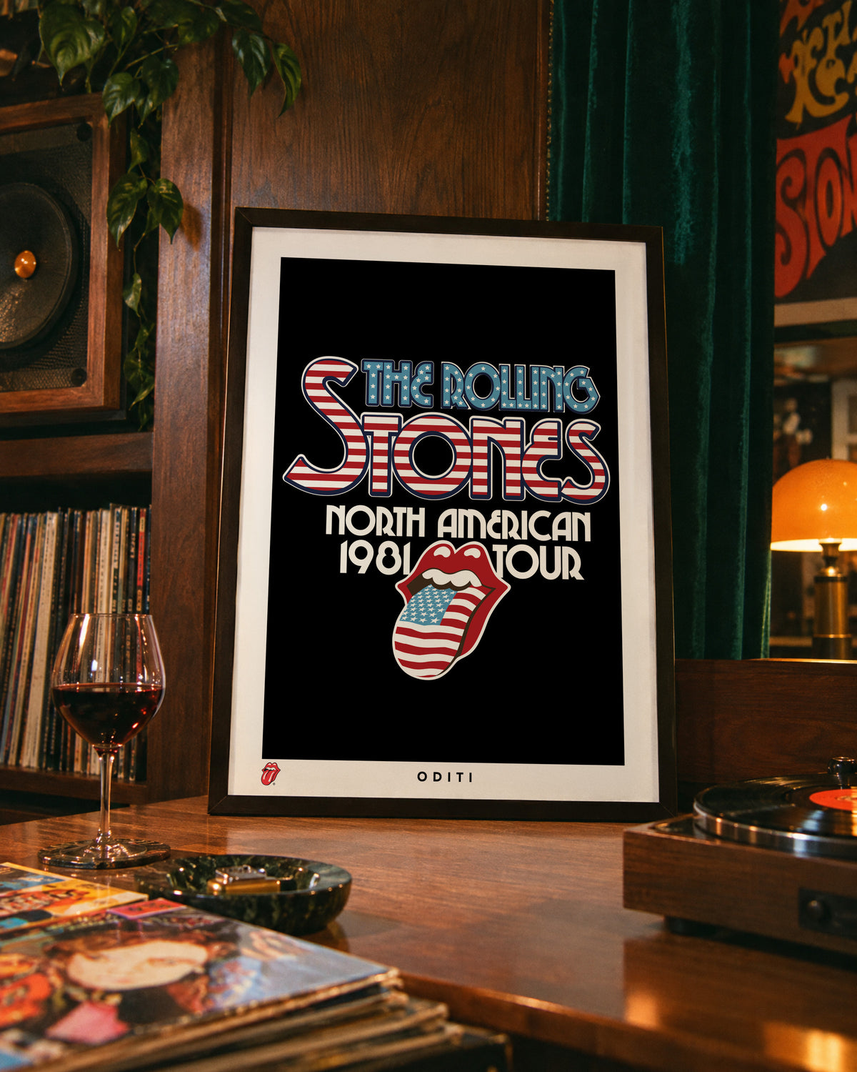 US Tour '81 — The Rolling Stones Art Print