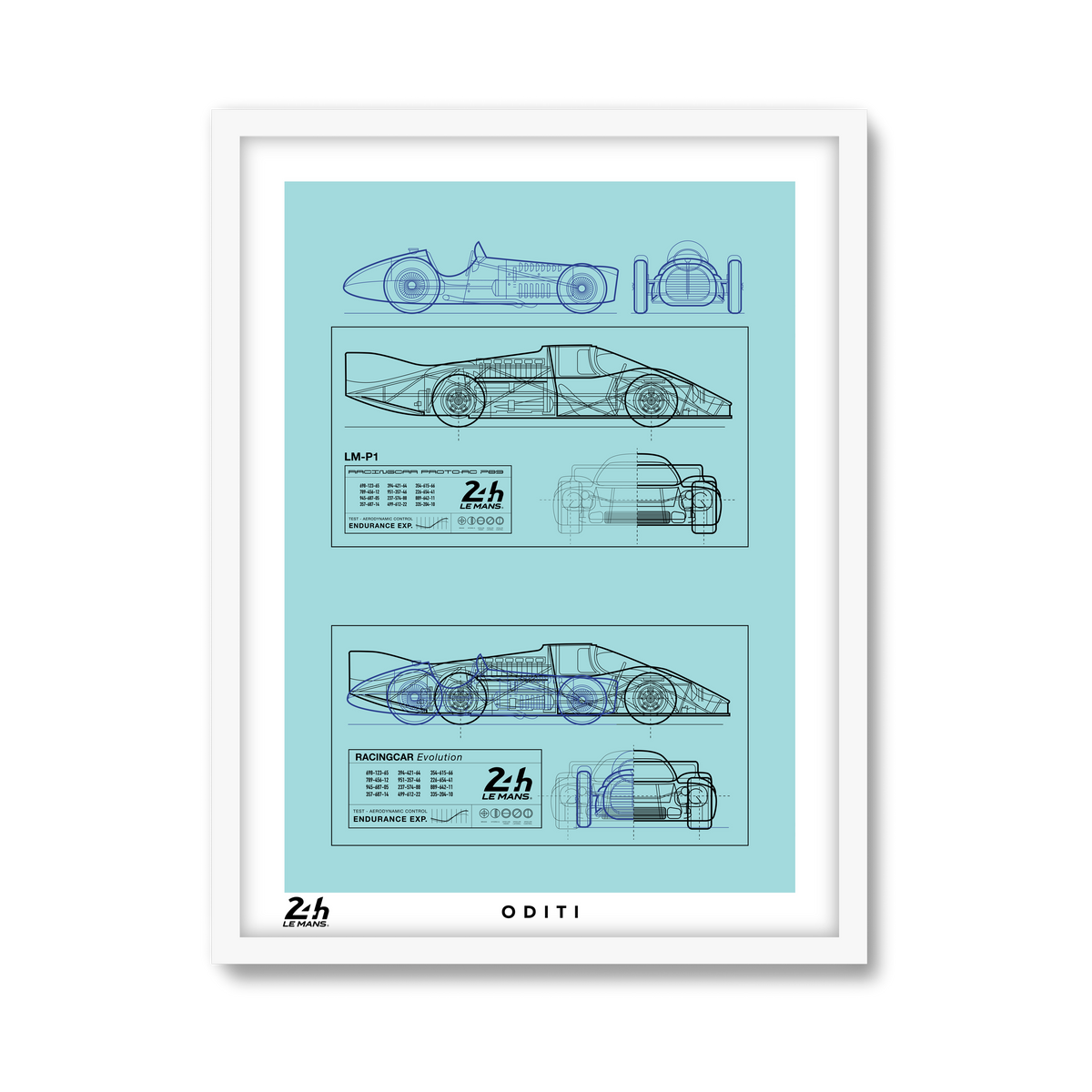 Endurance Blueprint (Teal)