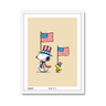 Flag Waving — Peanuts Limited Edition Print