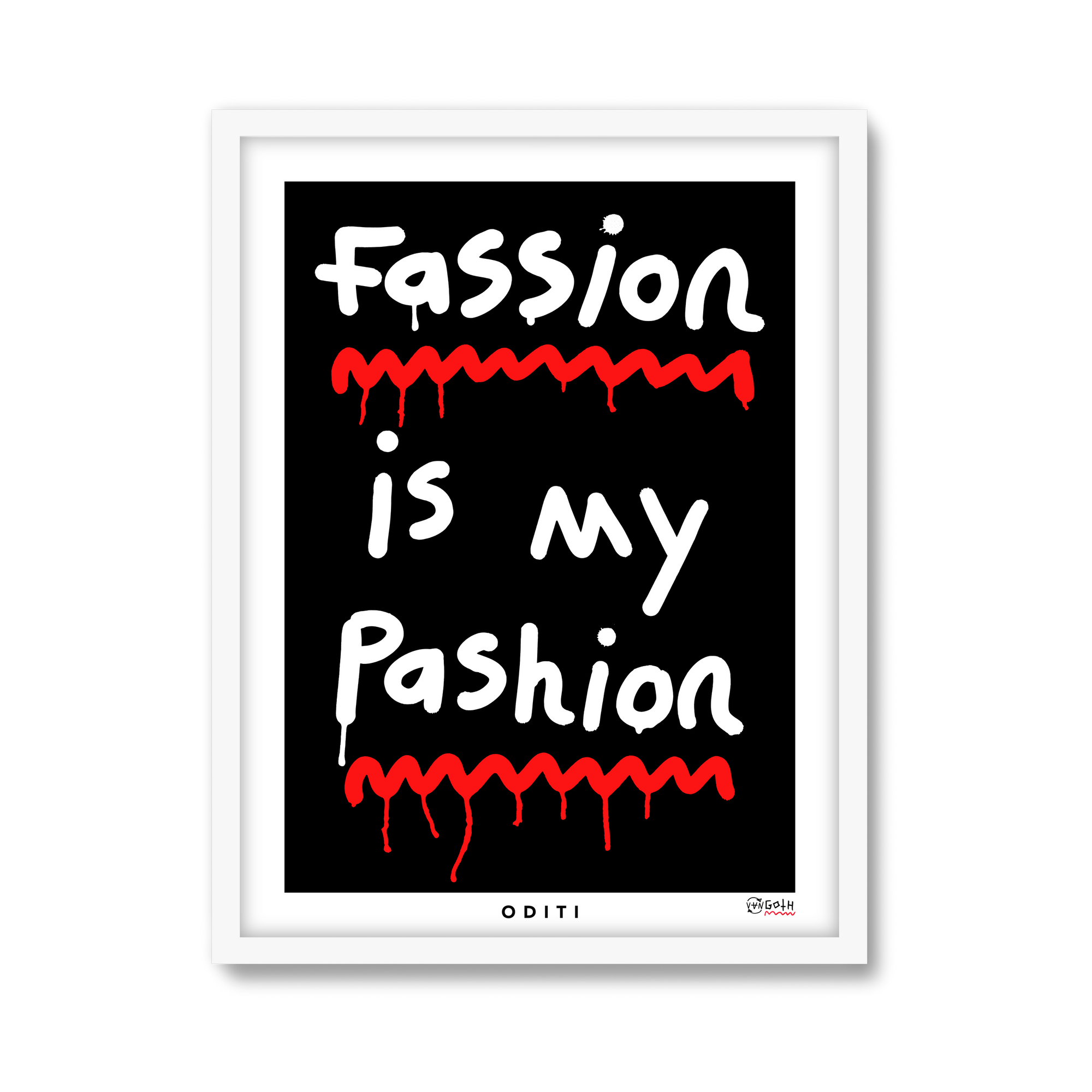 Fassion is my Pashion (Black)