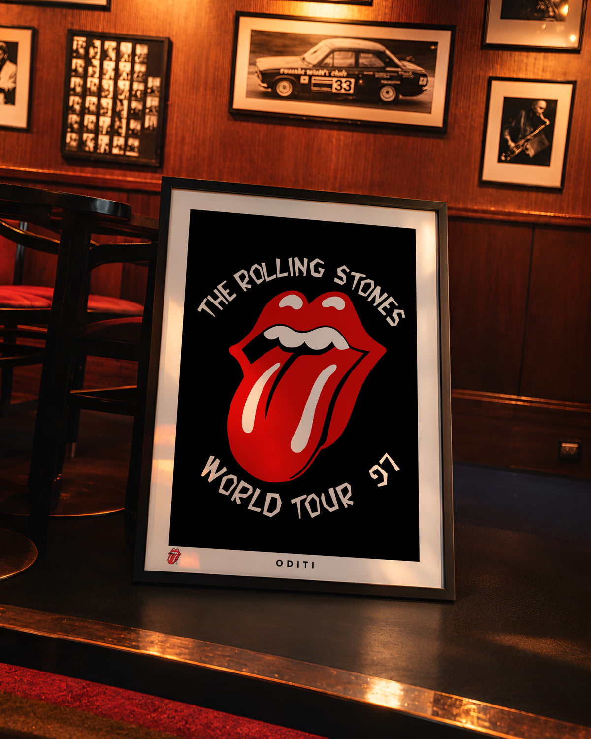 World Tour ’97 — The Rolling Stones Art Print